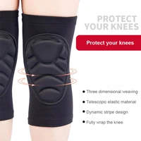 1pc knee brace knee pads gym volleyball basketball tactical gear fitness sports anti collision sponge workout running kneepad