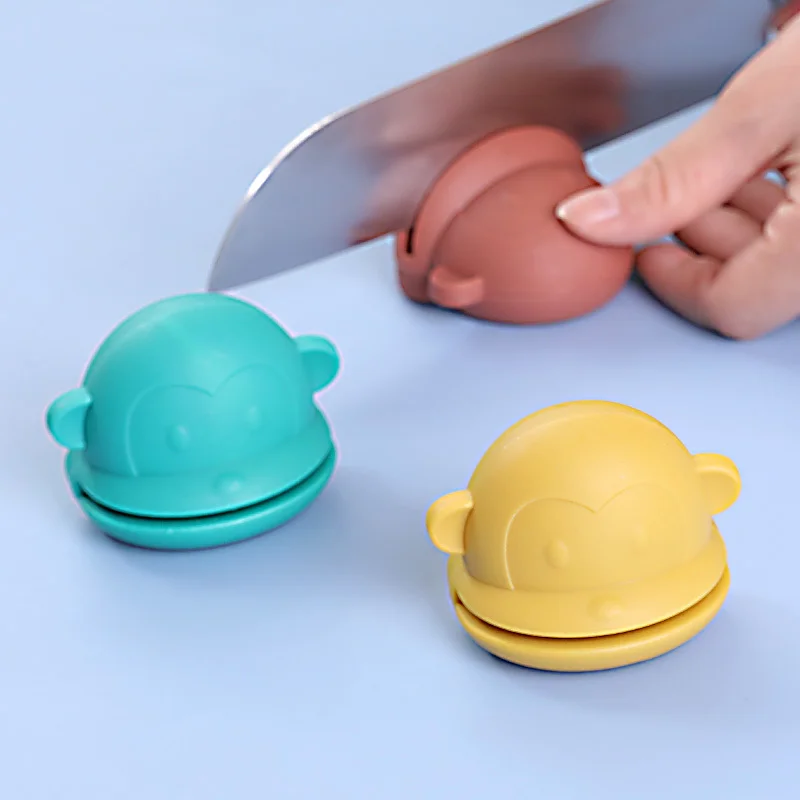

whetstone Cartoon creative sharpening artifact manual household kitchen quick sharpening chopper special mini sharpener