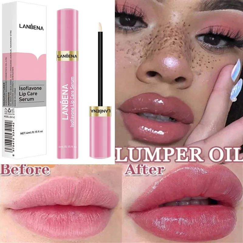 

Lip Plumper Serum Lip Augmentation Liquid Reduce Fine Lines Lip Balm Increase Elasticity Lip Gloss Moisturizing Lipstick Makeup