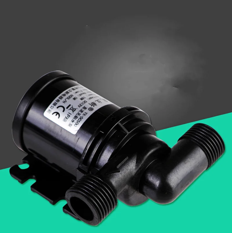 

YX-DC500D DC 12V 24V Solar Brushless Motor Water Circulation Water Booster Pump Silent High Lift Submersible Pump