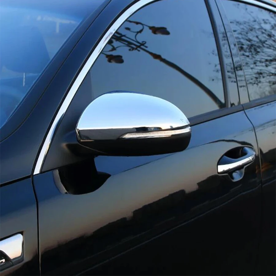 

Для Kia Optima K5 JF 2016 2017 2018 Автомобильная внешняя крышка зеркала заднего вида отделка Стайлинг накладные молдинги хромированный ABS 2 шт./компл.