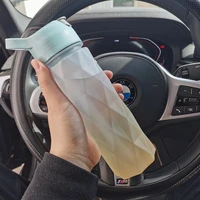sport fitness drinking tumbler plastic leakproof kettle 600ml water bottle 2022 summer new portable cup outdoor travel straw mug