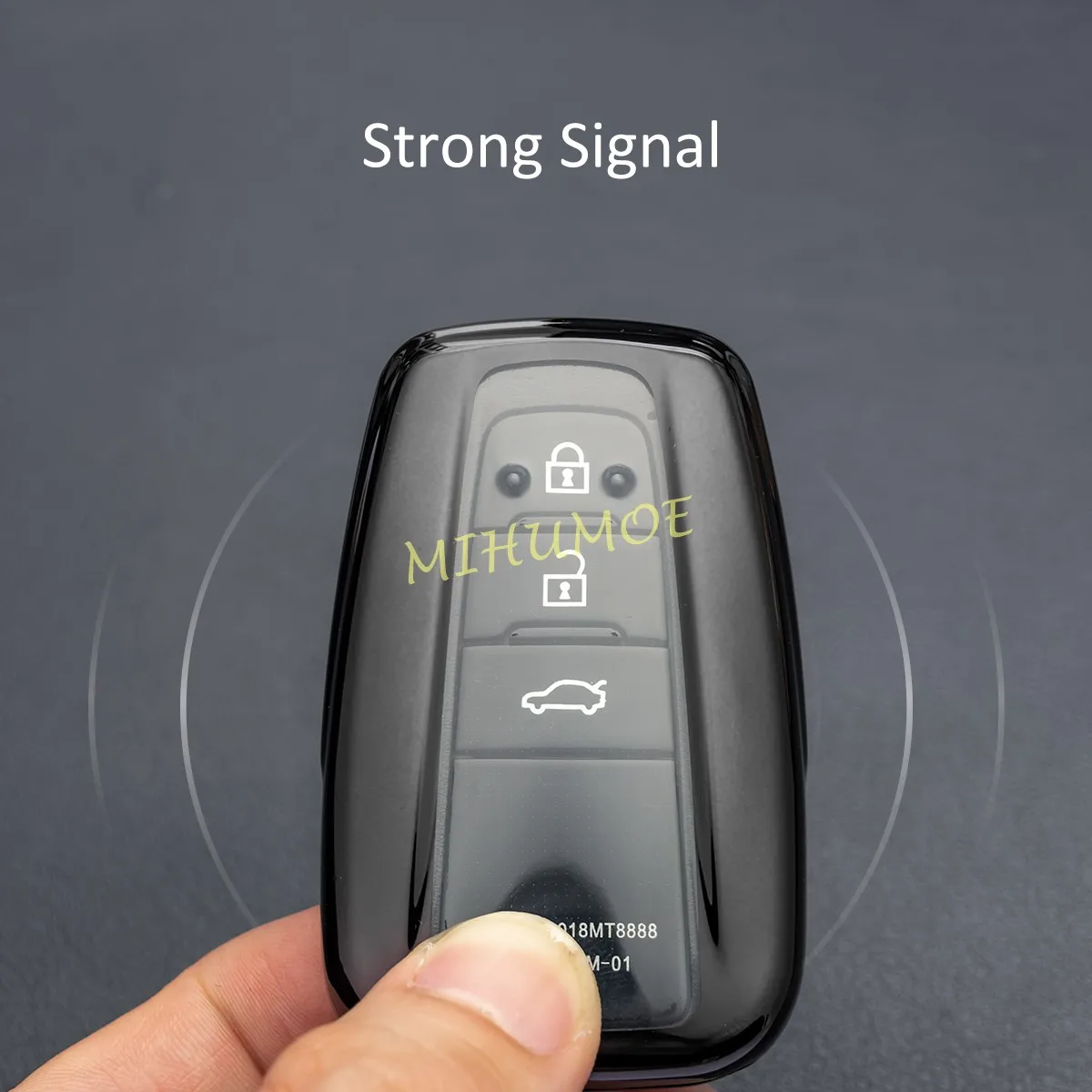 Чехол для автомобильного смарт-ключа с чехлом Fob Toyota Camry C-HR Prius Avalon RAV4 Corolla Hatchback 86