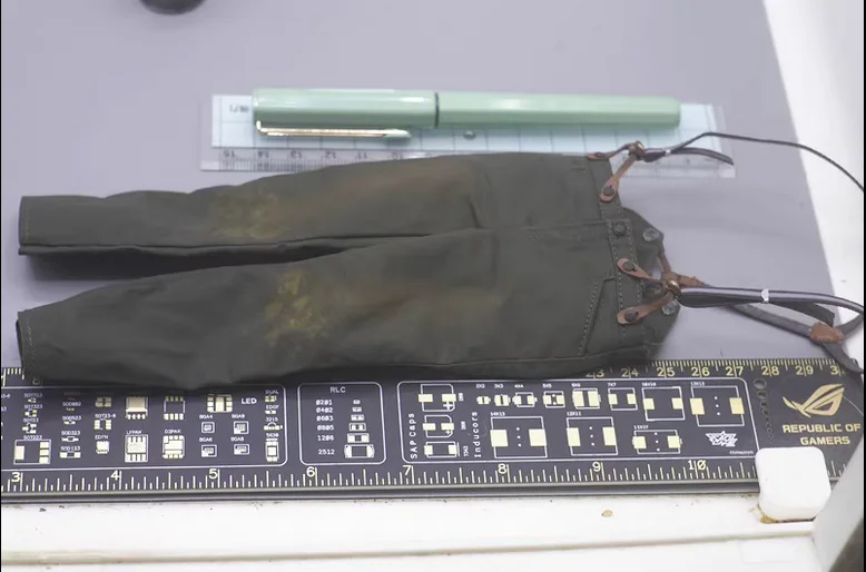 

L6-2 LimToys LIM008 1/6Cowboy брюки-комбинезон на подтяжках для 12''