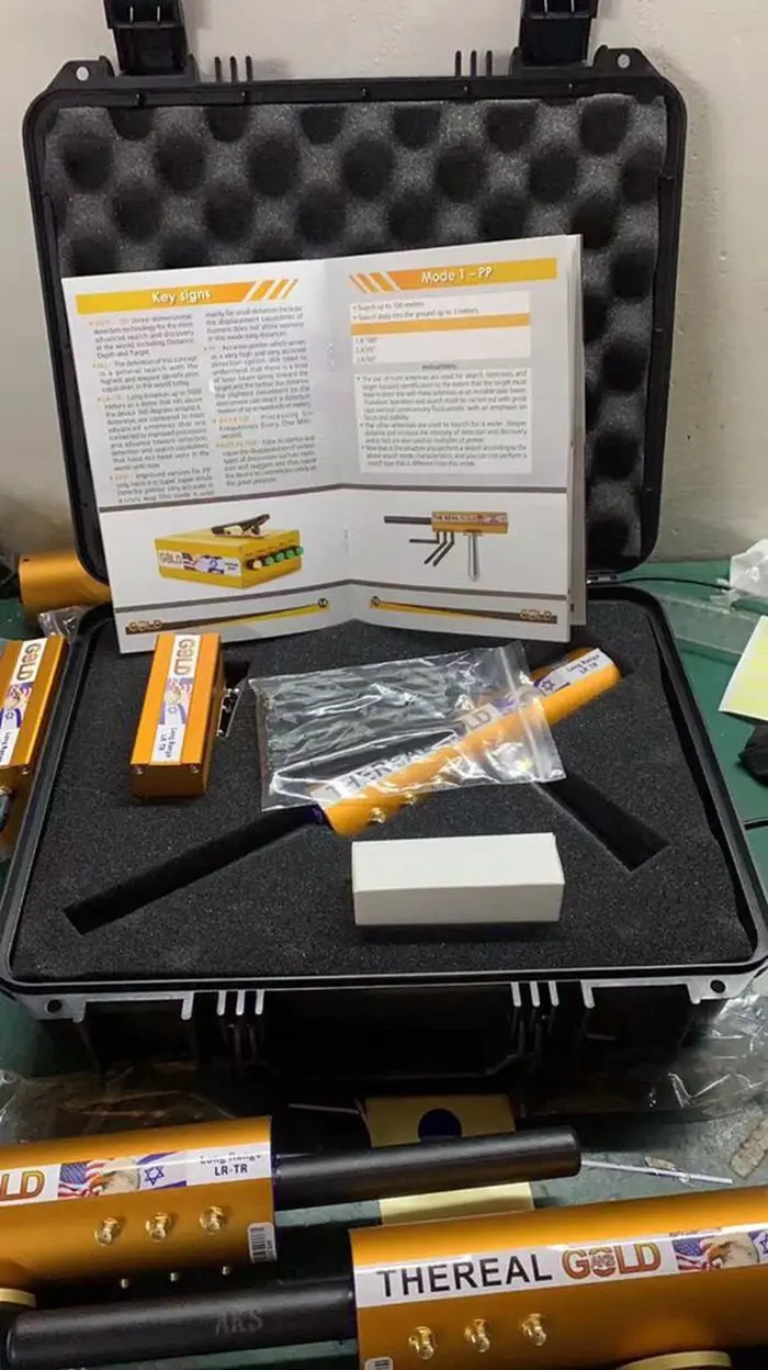 Настоящий детектор AKS золотого цвета золотых и алмазов дальнего действия