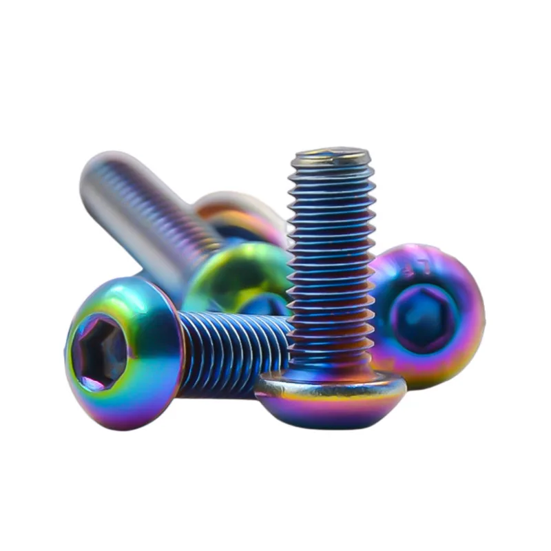 10 шт. винты с орнаментом для мотоцикла полукруглая головка M8*1 25 мм*20 мм-50 мм