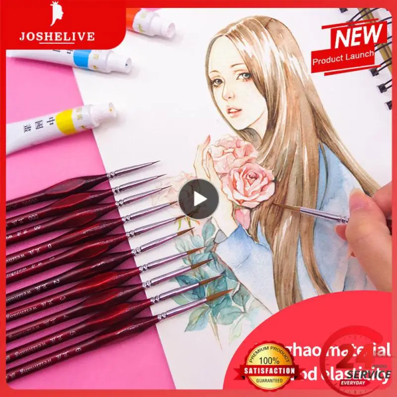 

French Stripe Nail Art Liner Brush Set 3D Tips Manicure Drawing Brush Liner Brush Pen UV Gel Brushes Painting Tools