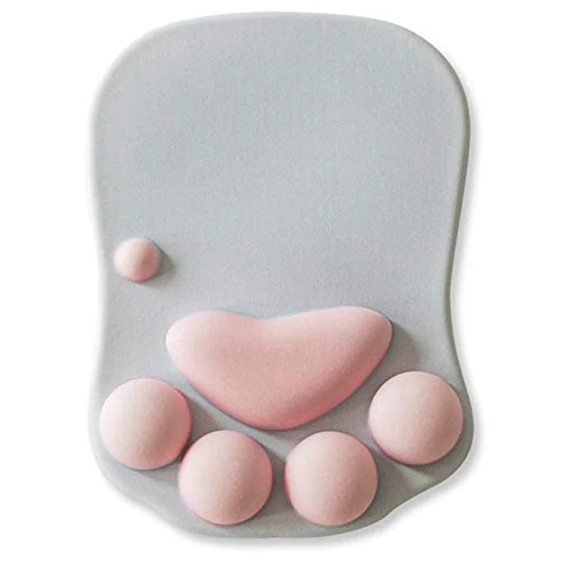 

3D Mouse Pad With Soft Silicone Wrist Rest Support Cushion- Nonslip