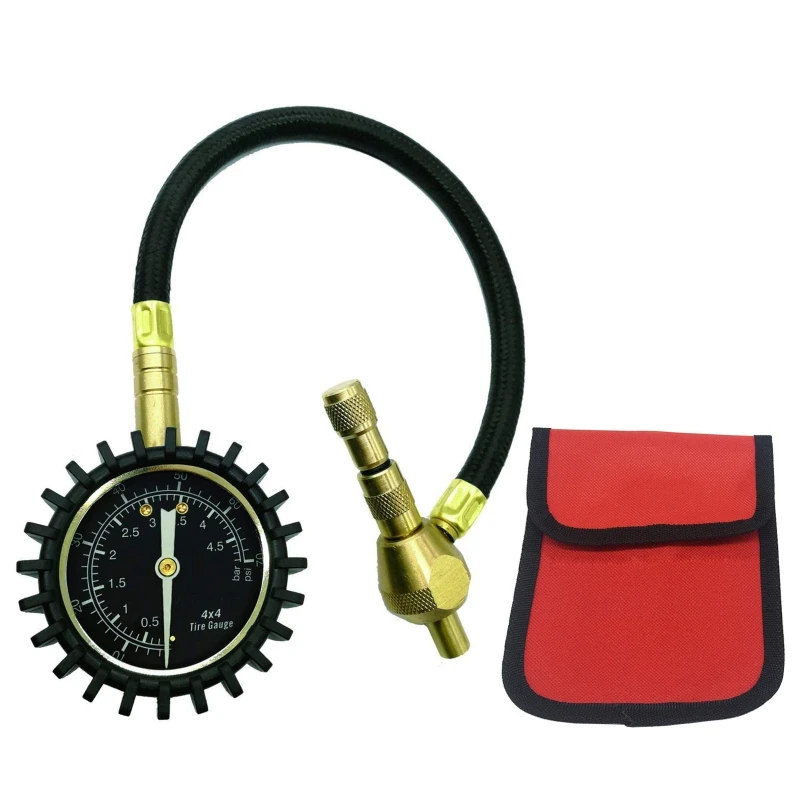 

918B Metal Bicycle Tire Diagnostic Tool Pressure Gauge Auto Air Pressure Meter Tester