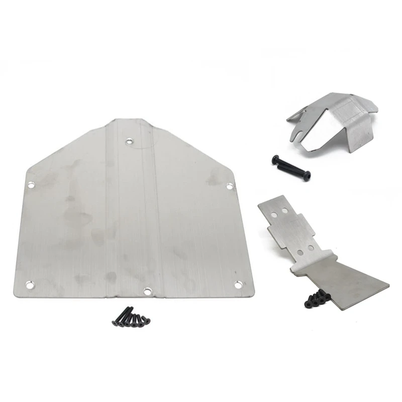 

Metal Stainless Steel Chassis Armor Protection Protector Skid Plate for LOSI 1/10 BAJA REY V2 RC Car Upgrade Parts