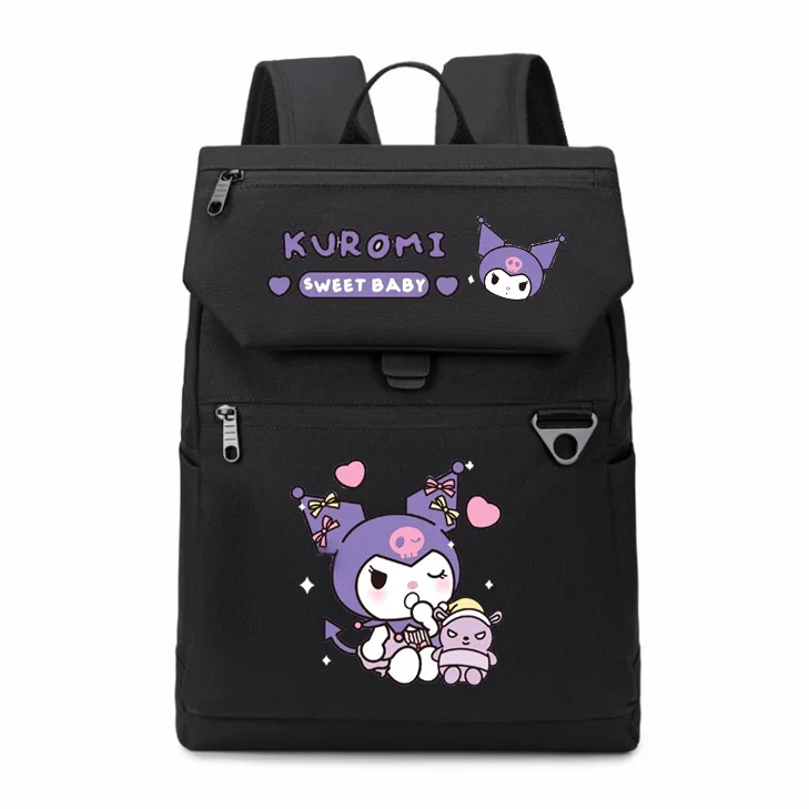 

Sanrio Kuromi Schoolbag Middle School Student Simple Lightweight Large Capacity Backpack Student Large Capacity Birthday Gift