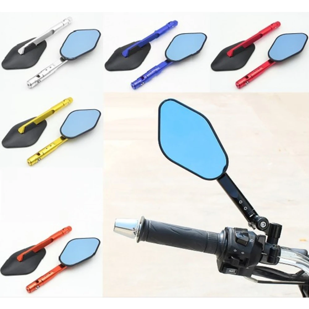 

High-quality Aluminum Alloy Rearview Mirror Adjustable Wide Angle Rearview Mirrors Motorcicle Fashion Cnc Side Rearview Mirror