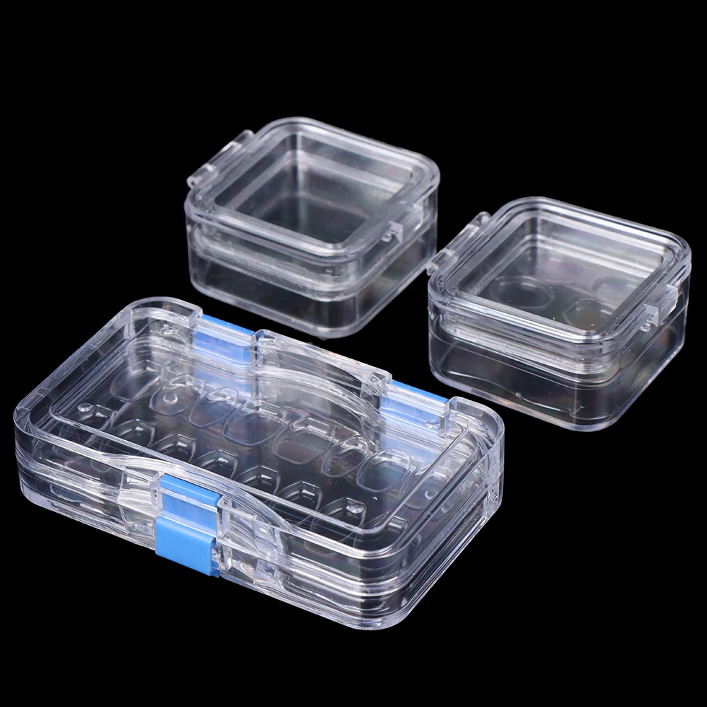

Dental Membrane Tooth Storage Box With Film Denture Orthodontic Retainer Box