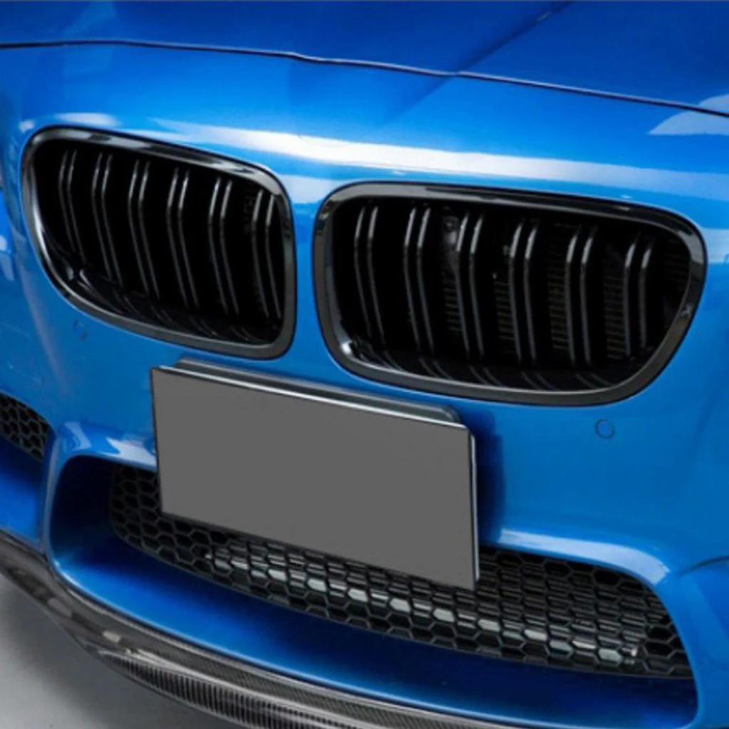 

Двойная Передняя решетка радиатора для BMW 5 серии F10, матовая, Черная