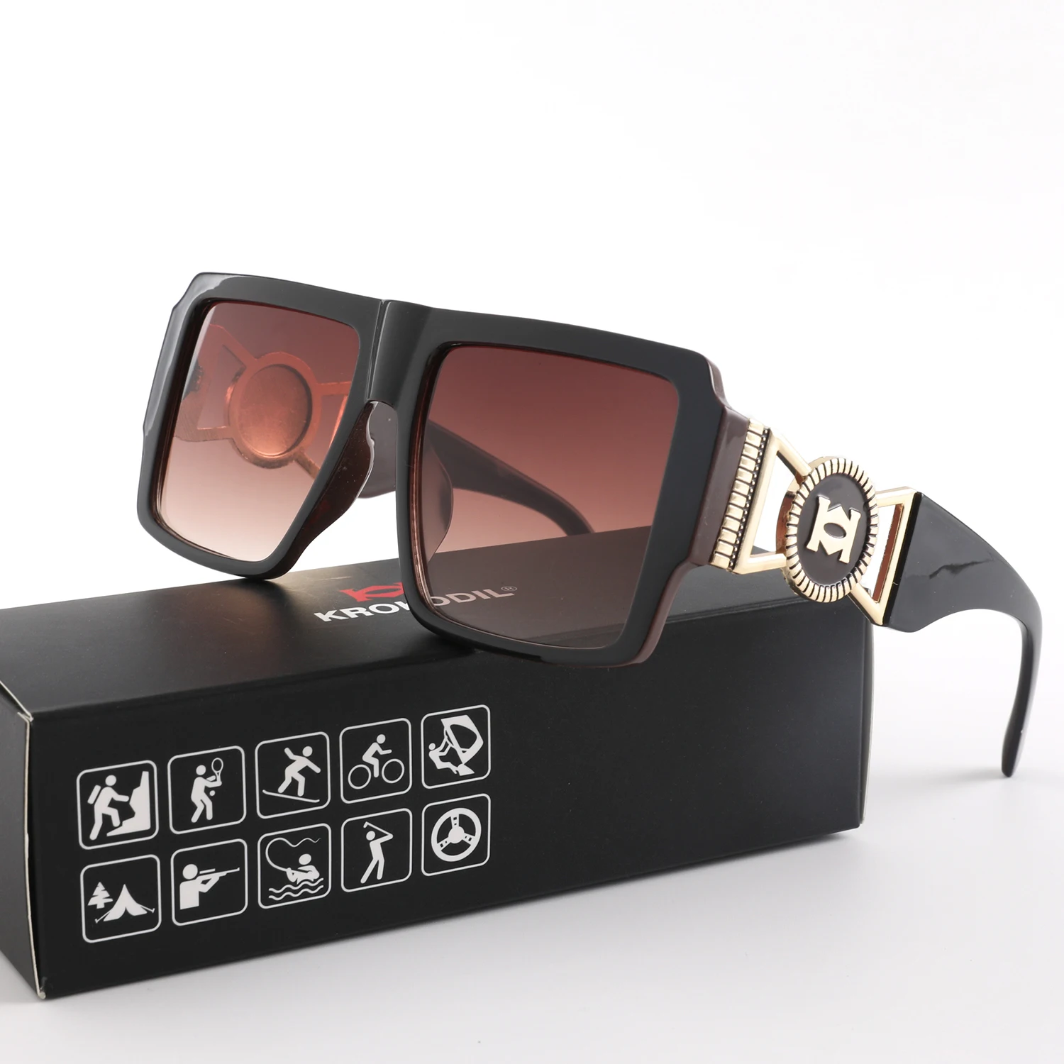 Женские солнцезащитные очки модные с защитой UV400 антибликовые для мужчин и