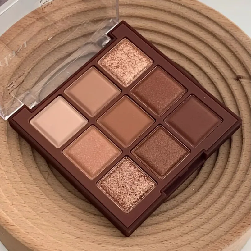 Поднос для шоколадных теней 9 цветов век Тяжелый макияж и искусственный