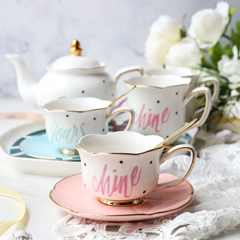 

Potomac coffee cup, European cup and saucer set, English scented tea, afternoon tea, tea cup, ceramic gift turkish coffee set