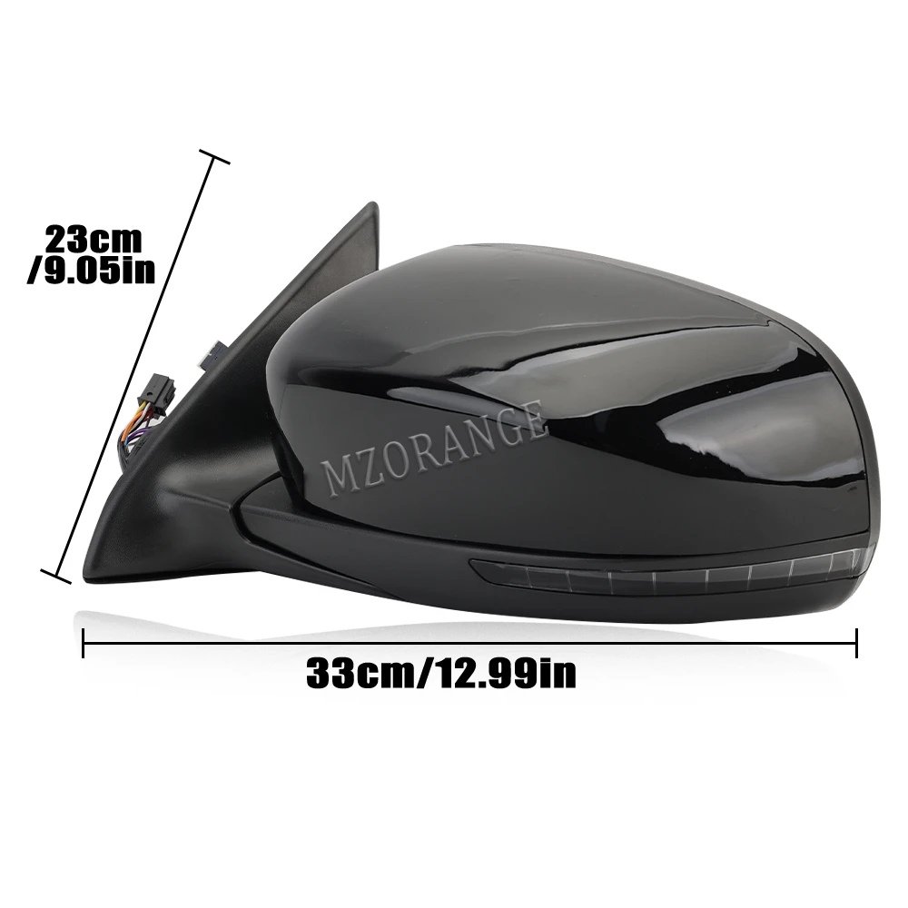 Зеркало заднего вида в сборе для Jeep Cherokee KL 12 Wire Black 2014 2015 2016 2017 2018