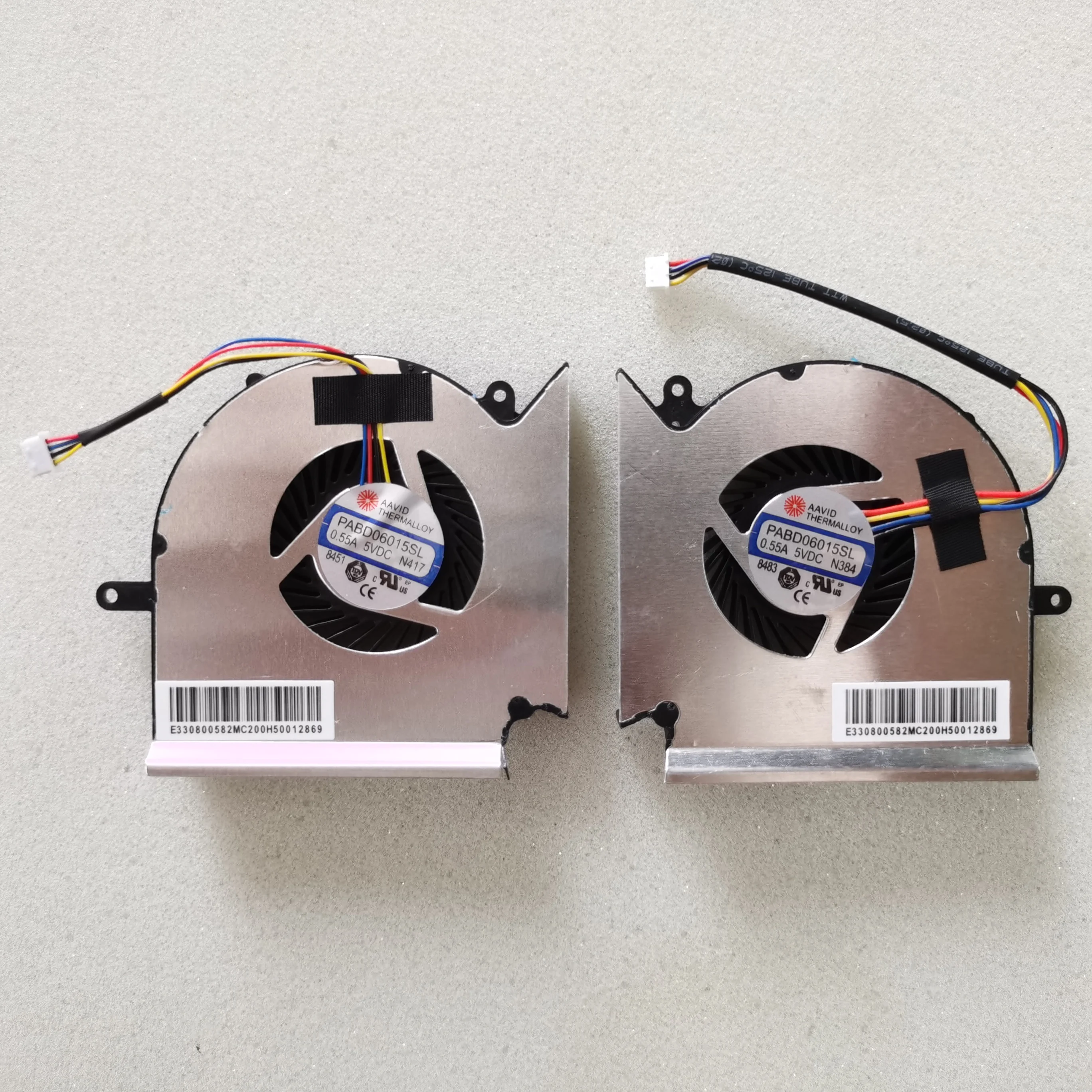 Новый охлаждающий вентилятор для ноутбука MSI GE63 GL63 GP63 GV63 GL73 GE73VR MS-16P1 16P7 17C1 PAAD06015SL N384 N417 MS-17C8 17C10