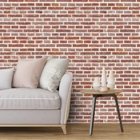 red brick peel and stick wallpaper vinyl self adhesive 3d wallpaper for bedroom living room wall home decoration sticker