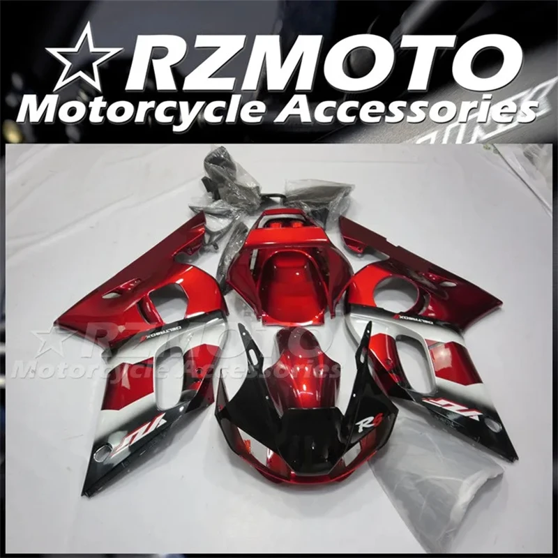 

4 подарка, новый комплект обтекателей для мотоцикла из АБС-пластика, подходит для YAMAHA R6 1998 1999 2000 2001 2002 98 99 00 01 02, комплект кузова на заказ, красный