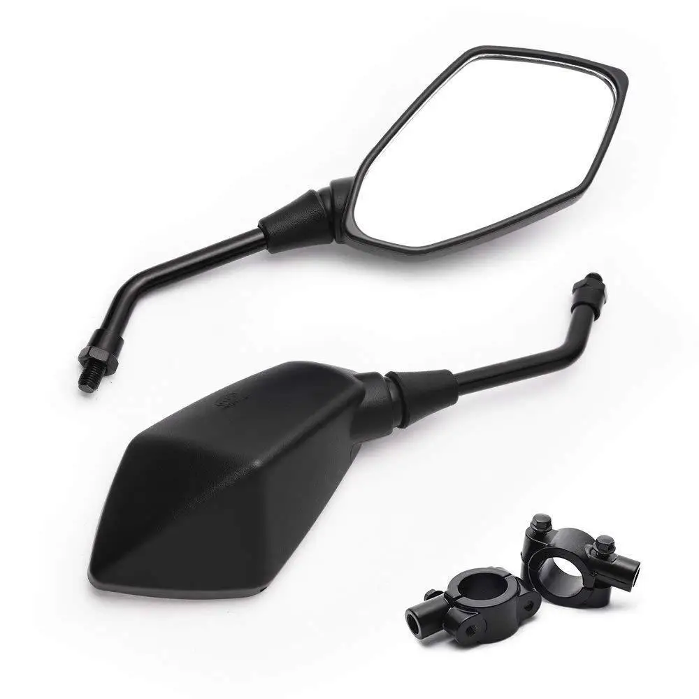 

Motorcycle Convex Rear View Mirror With 10mm Bolt 7/8" Universal Angle Adjustable Side Mirrors Reflector For Scooter ATV