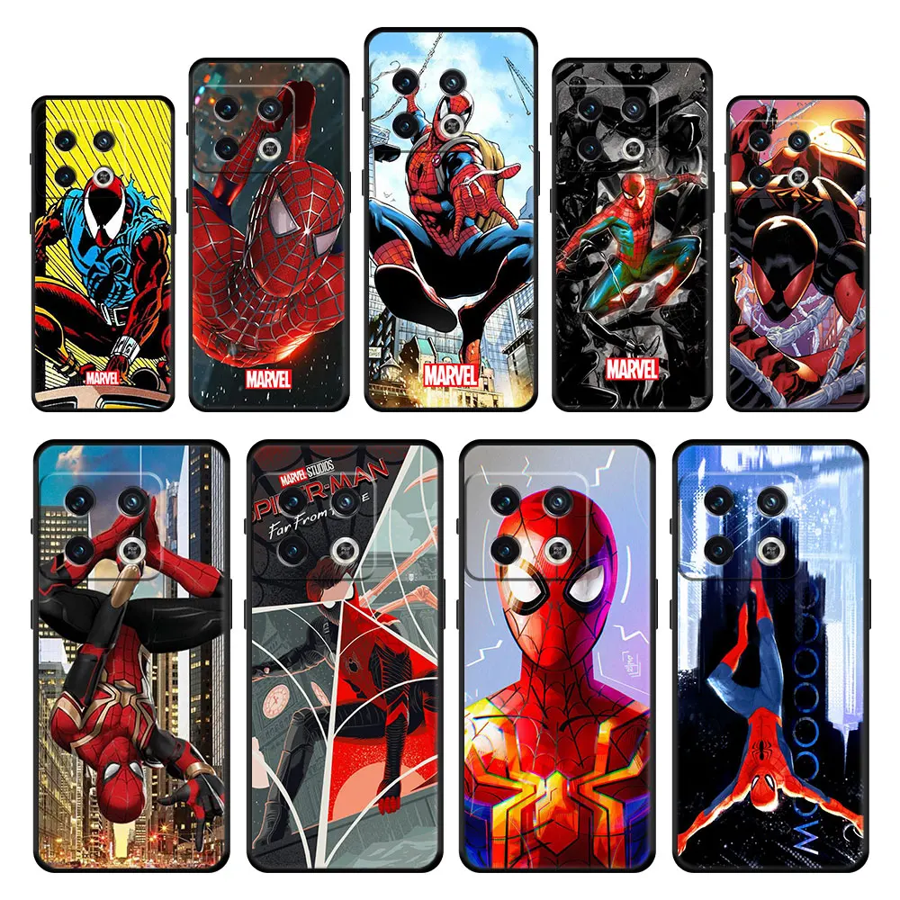 

Spider Man Marvel Case Cover for Oneplus 1+ 9 8 7 7T 8T 9R 9RT 10 Pro Nord N10 N100 N200 CE 2 5G Fashion Protection TPU Matte