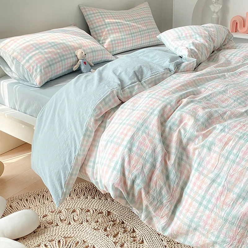 Summer Pure Cotton Washed Quilt Cover Single Piece 50x200 Double M 5 Dormitory 200x2u30 Thin Three piece