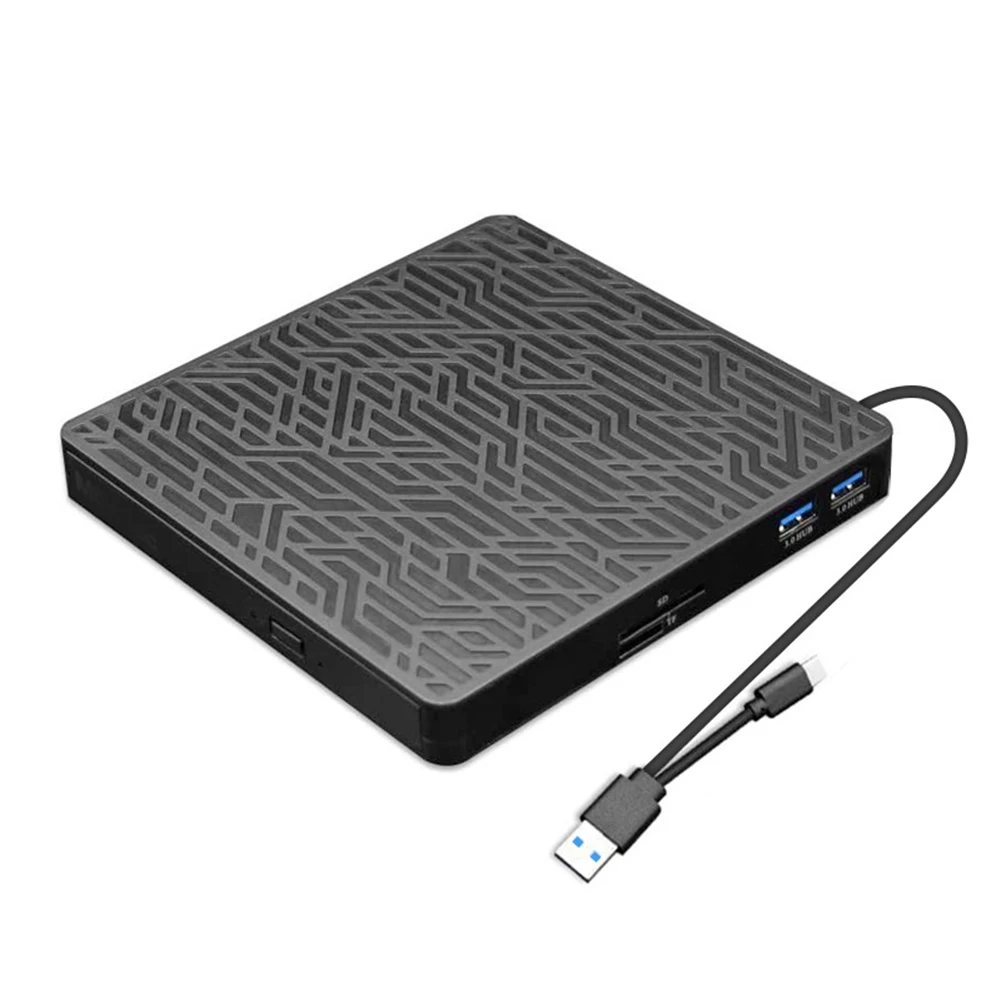 

DVD Drive Burner CD-ROM Player Blue Ray CD Burner with SD/TF Card DVD Writer for PC Windows XP/7/8/10 for MacBook Laptop Desktop