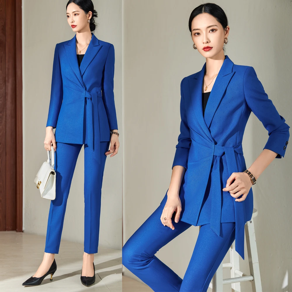 Spot wholesale: professional wear, autumn women's suit, new style of the year, Royal sister, fashion and leisure style, western