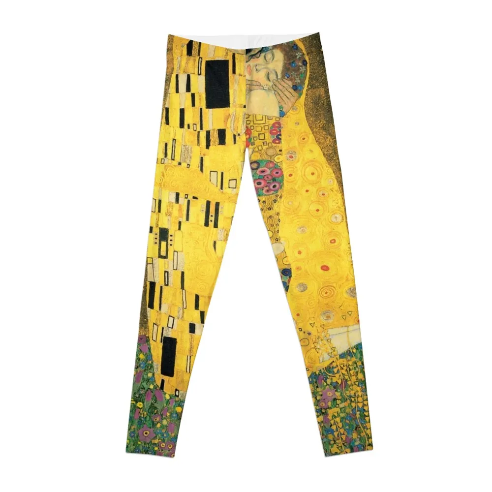 Леггинсы gustav klimt - the kiss одежда для упражнений спортивные штаны бега женские