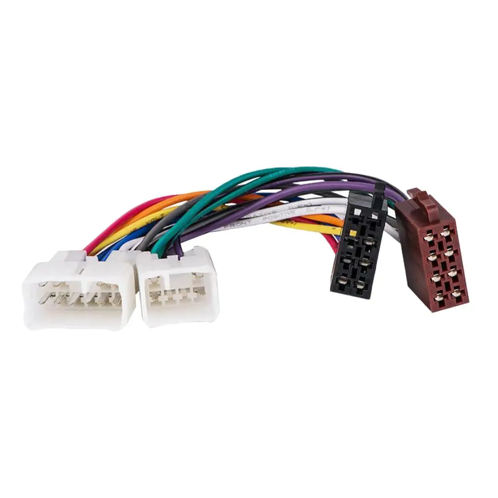 

Wiring Harness Adapter for ISO Stereo Male Plug Cable