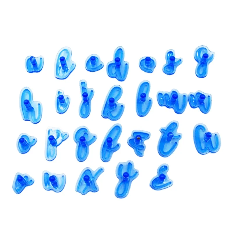 3D Алфавит искусственное украшение для печенья штамп резак инструменты украшения