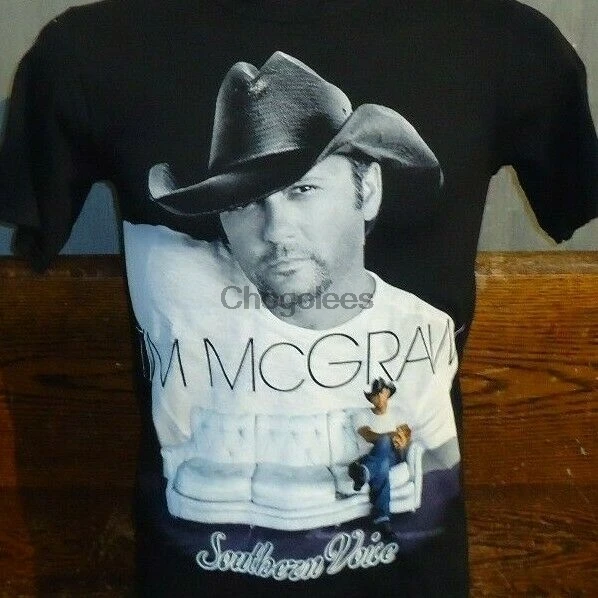 Tim McGraw южный голос 2010 тур черная Маленькая футболка музыкант из США - купить по
