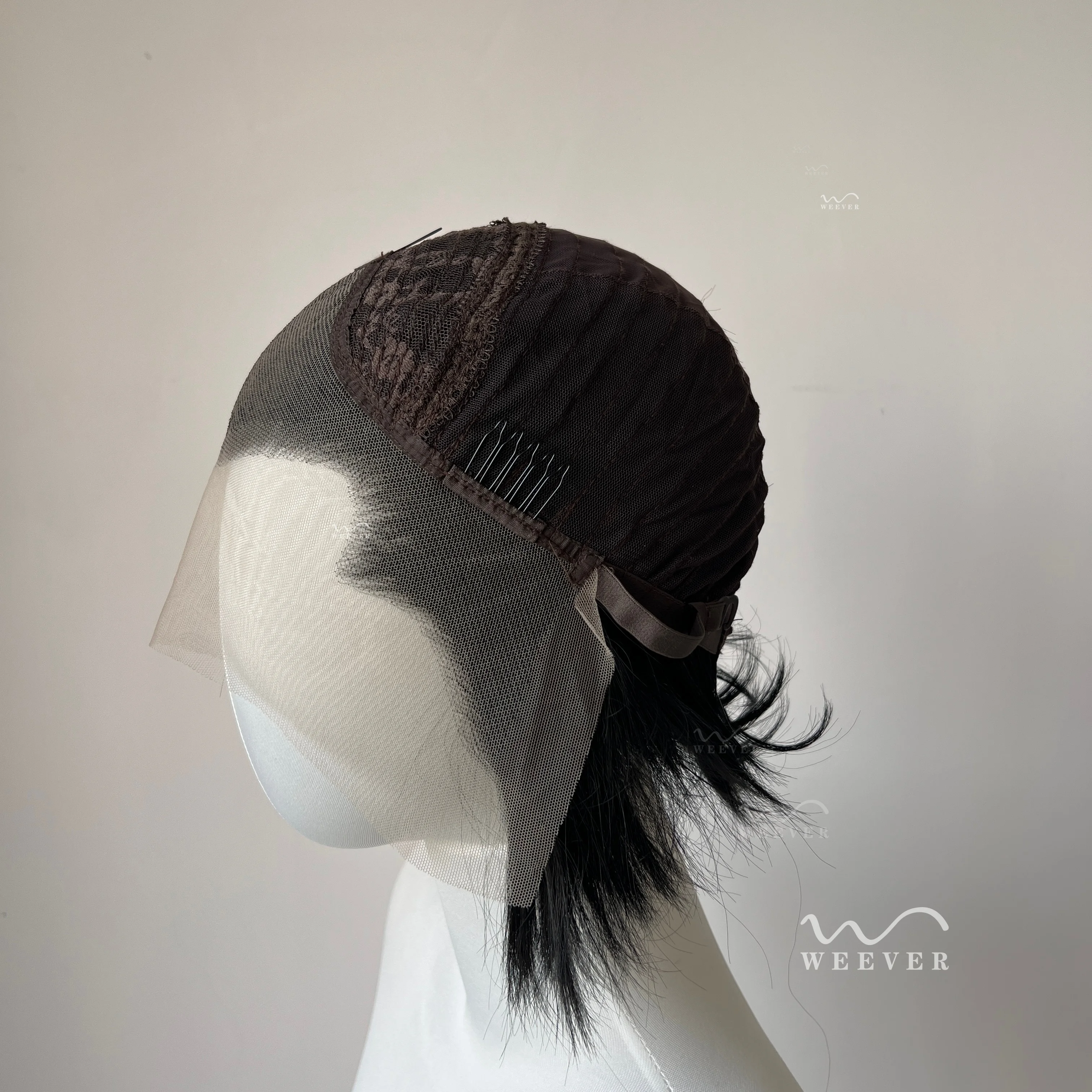 Мужской синтетический парик Widow's Peak Jet Black с коротким кружевным фронтом, 8 дюймов, высокое качество, естественный вид, для повседневного использования и косплея (art.: 3920d7e4e1989) - 3920d7e4e1989