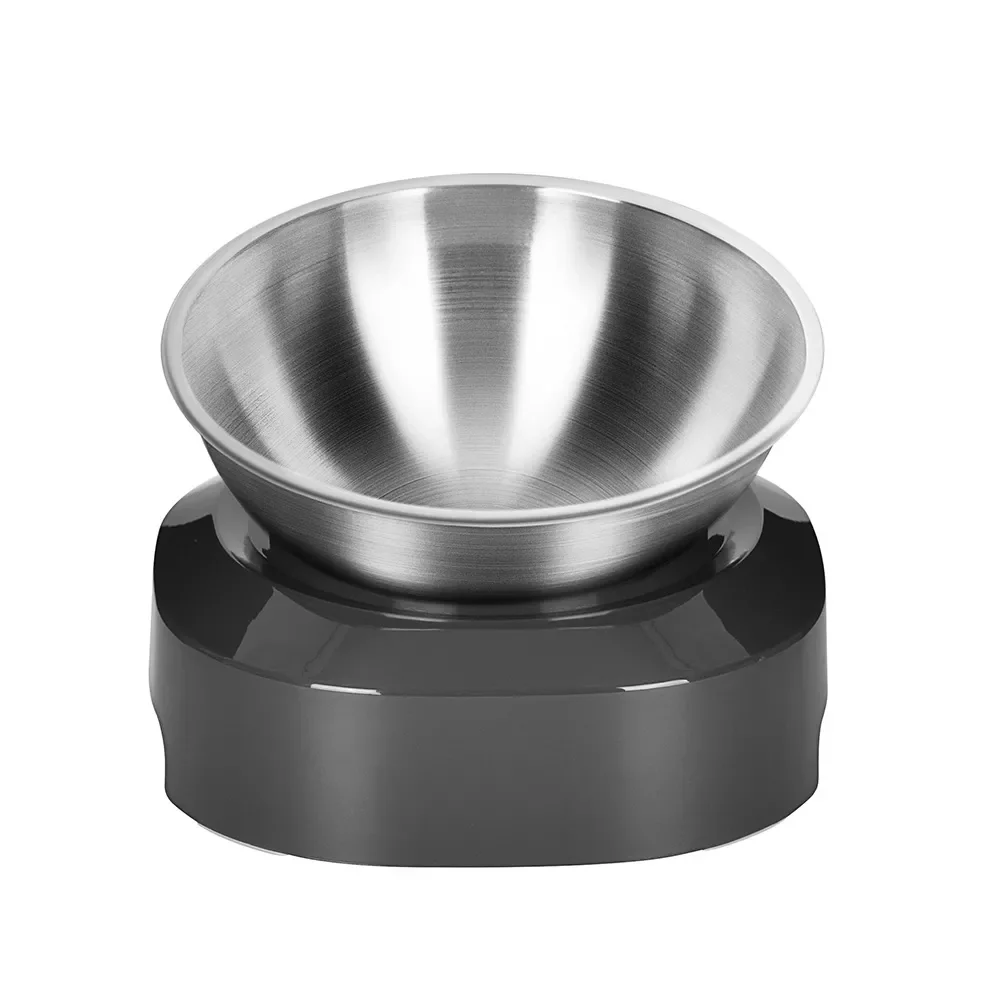 

2023New Steel Dog Feeders Dogs Cat Bowl Food Water Bowls with Stand Metal Easy to Clean Double Single Pet Feeding Feeder Bowl