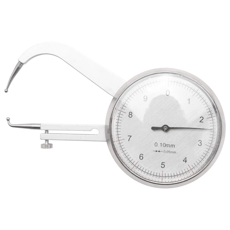 

0-10mm 0.05mm Glass Dial Thickness Gauge Tester Dial Snap Gauge Caliper Gauge Measuring Tool