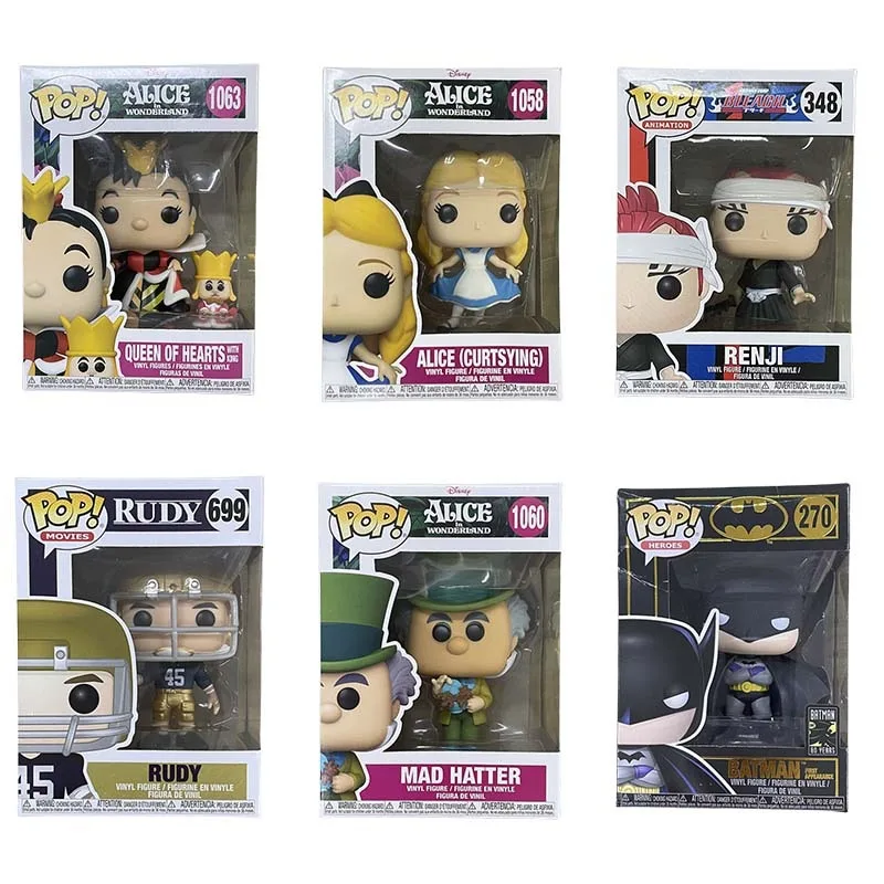 Подлинная Funko Pop анимация герои Бэтмен Алиса в стране чудес аниме ручной работы