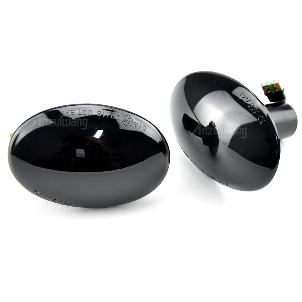 Светодиодный динамический боковой указатель поворота для MINI Cooper R56 R57 R58 R59 CL-R56-LSM-SM