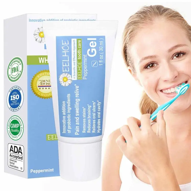 

30ml Probiotic Teeth Whitenings Mousse Deep Cleaning Stains Repair Bright Neutralizes Yellow Tone Dentals Care Freshening Breath