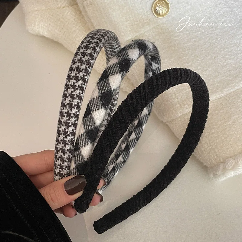 

Обруч для волос с маленькой очаровательной черной сеткой, обруч для волос с высоким топом с черепом, обруч для волос с сеткой, новый стиль, об...