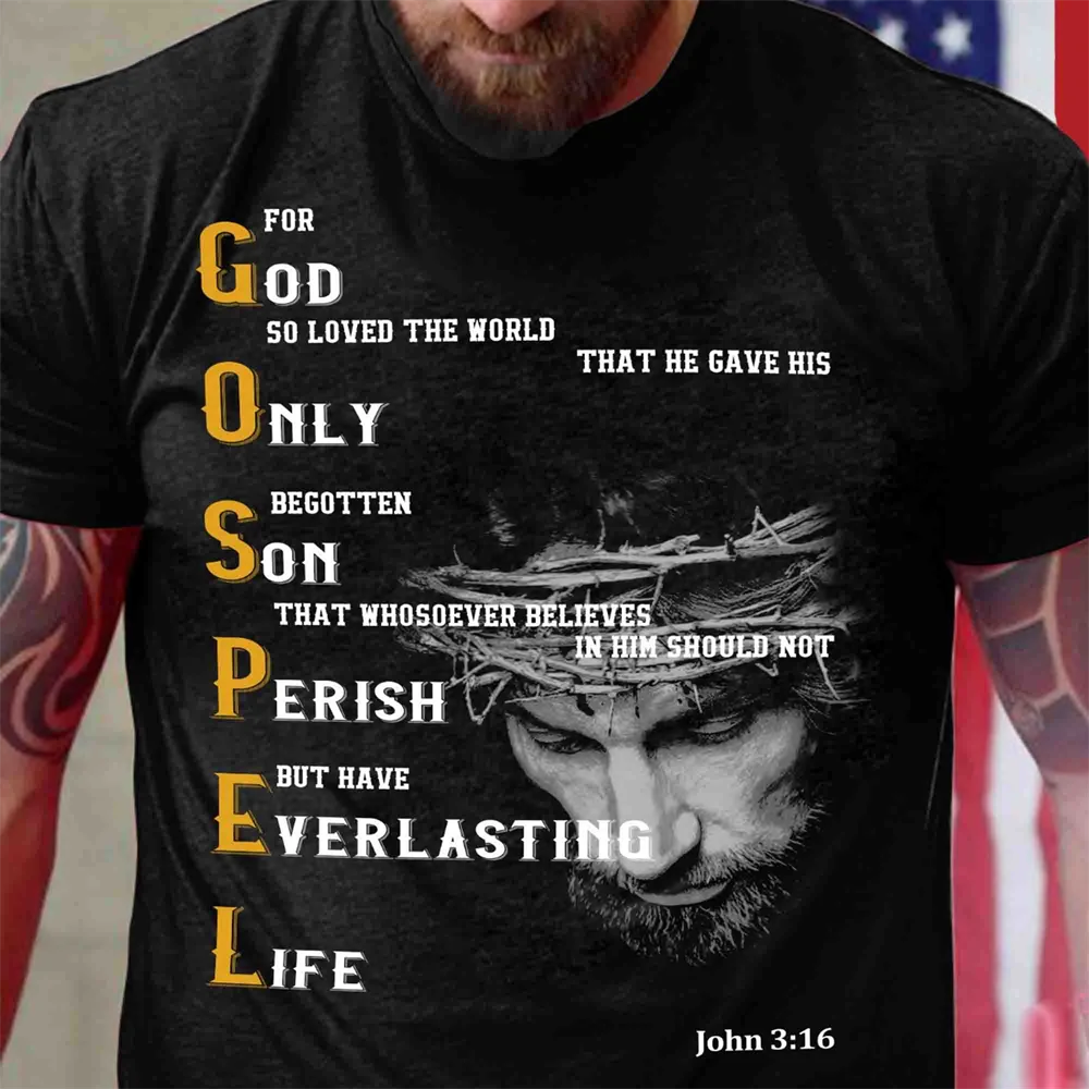 

Футболка мужская с 3D принтом Иисуса Христа, короткий винтажный Топ с рукавами, модная уличная рубашка, футболка оверсайз, одежда на лето