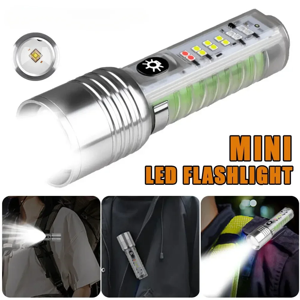 Мини-фонарик 1000 лм перезаряжаемый с магнитом