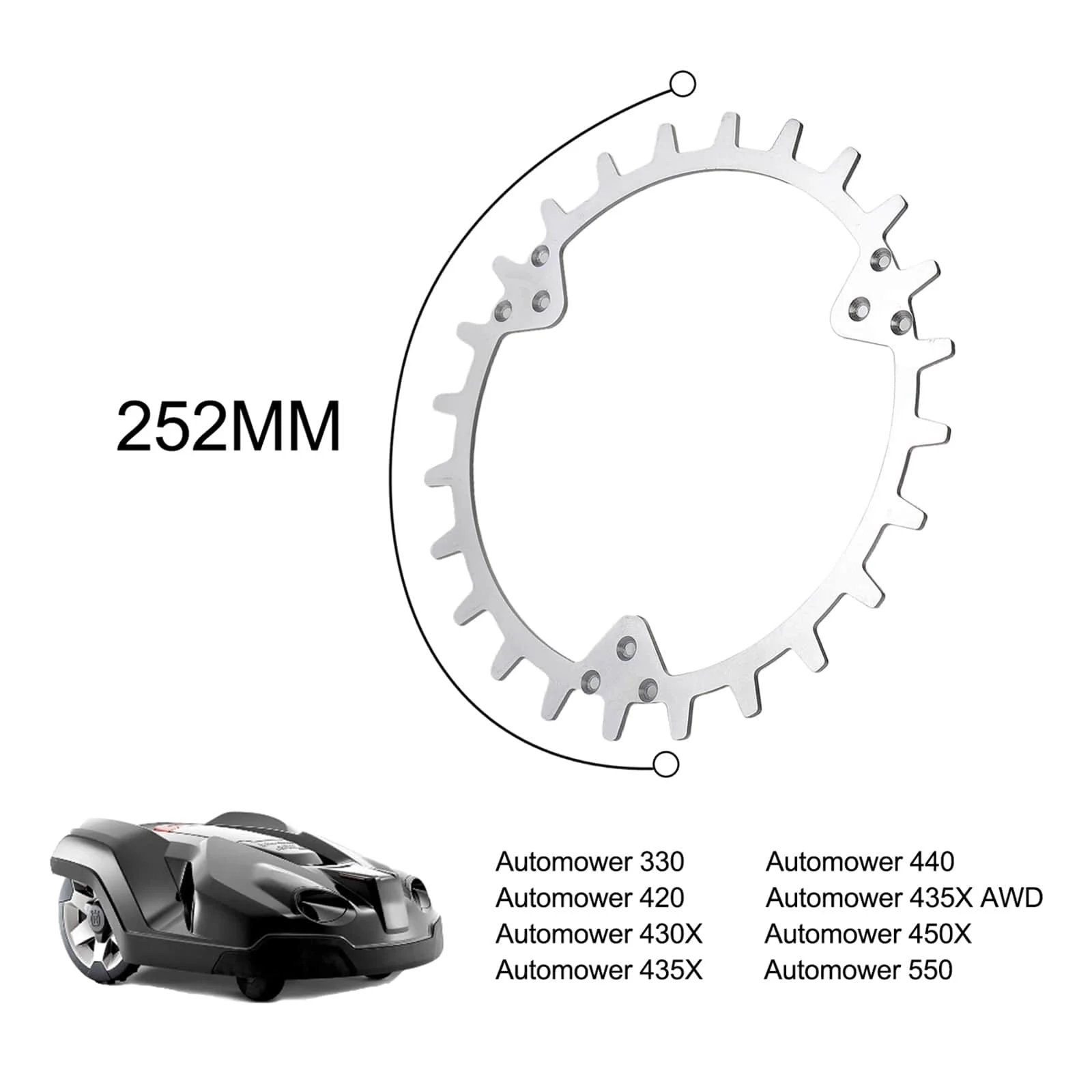 

2pcs Stainless Steel Robot Pulley Robotic Mower Traction Wheel For Husqvarna Automower 420/320/430X/435X/440/45 Mowers Parts