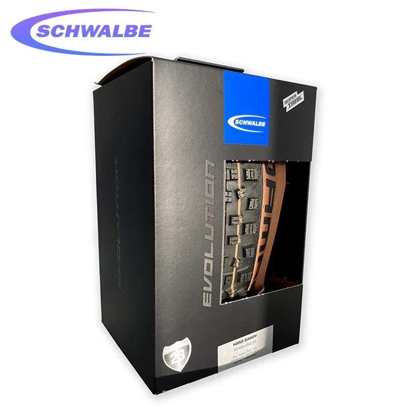 SCHWALBE оригинальные HANS DAMPF 29x2 35 бескамерные складные шины с бронзовым краем для