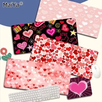 maiya pink heart love custom skin durable rubber mouse mat pad size for csgo game player desktop pc computer laptop