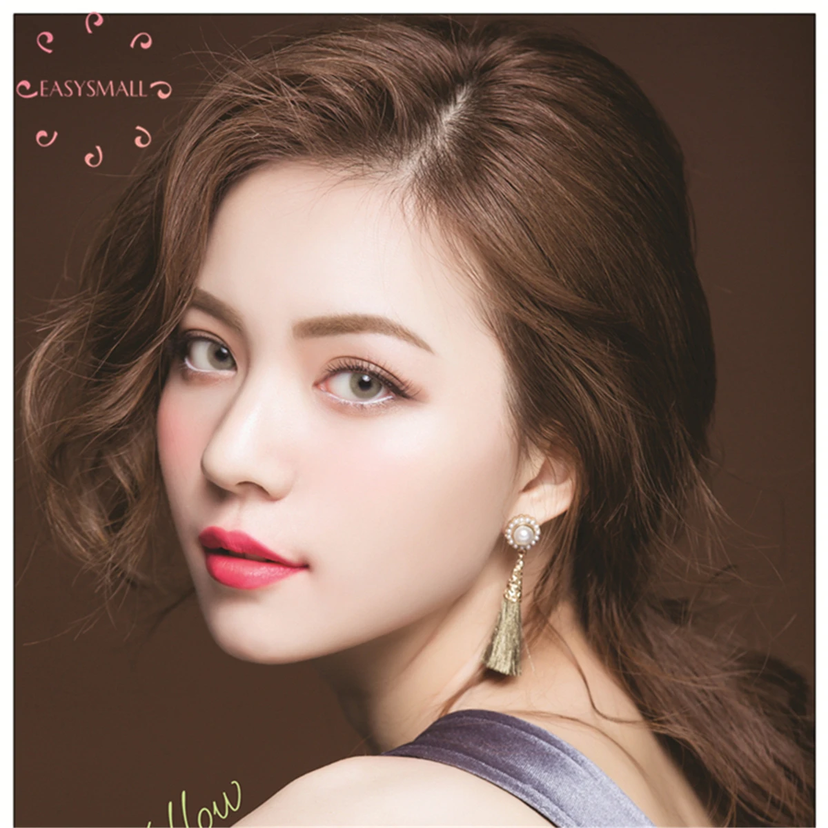 easysmall 6 colored contact lenses for eyes cosmetic aurora polaris blue eye color small beauty pupil degree option 2pcspair free global shipping