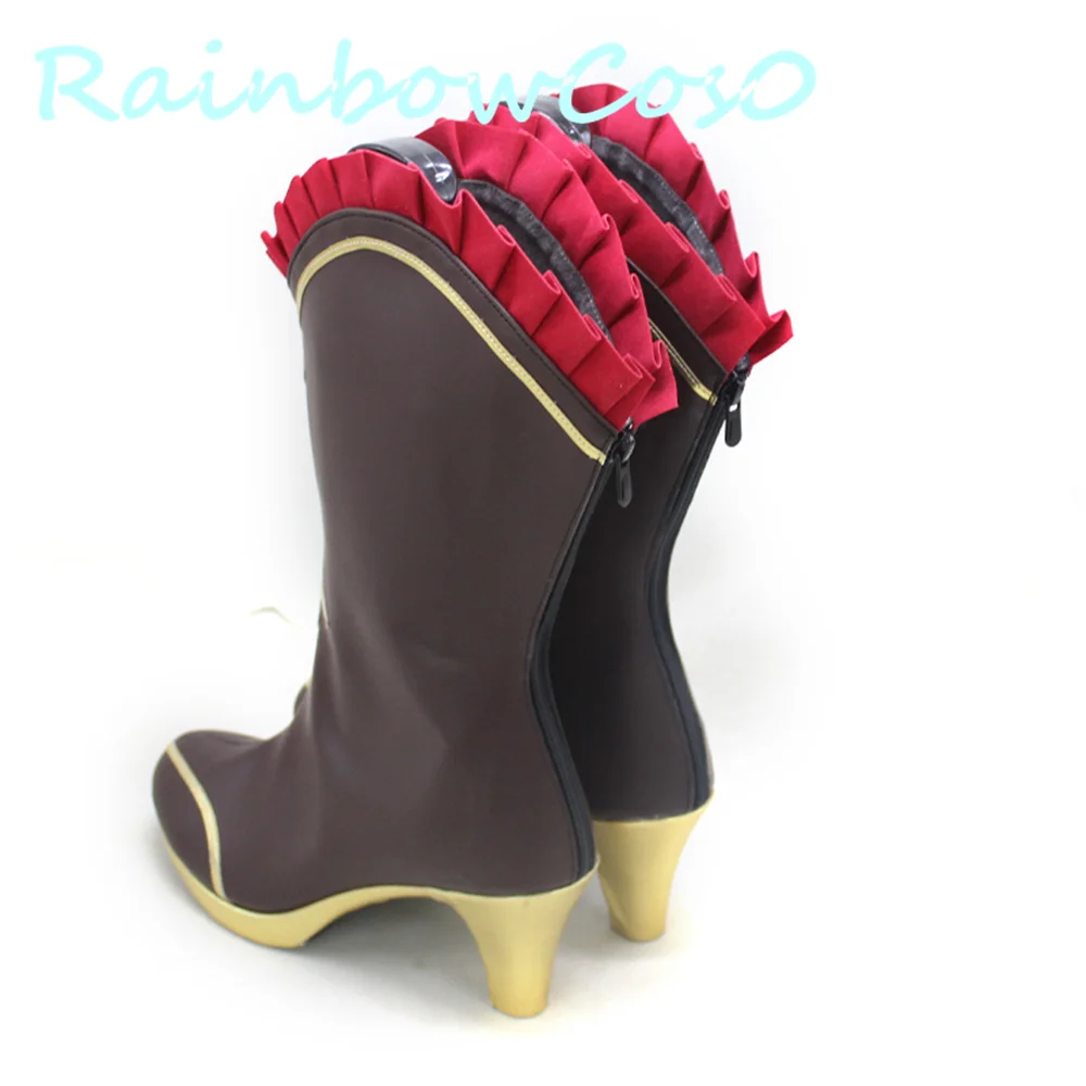 Виртуальный YouTuber Vtuber Hololive Nanashi Mumei Обувь для косплея Сапоги Игра Аниме Хэллоуин