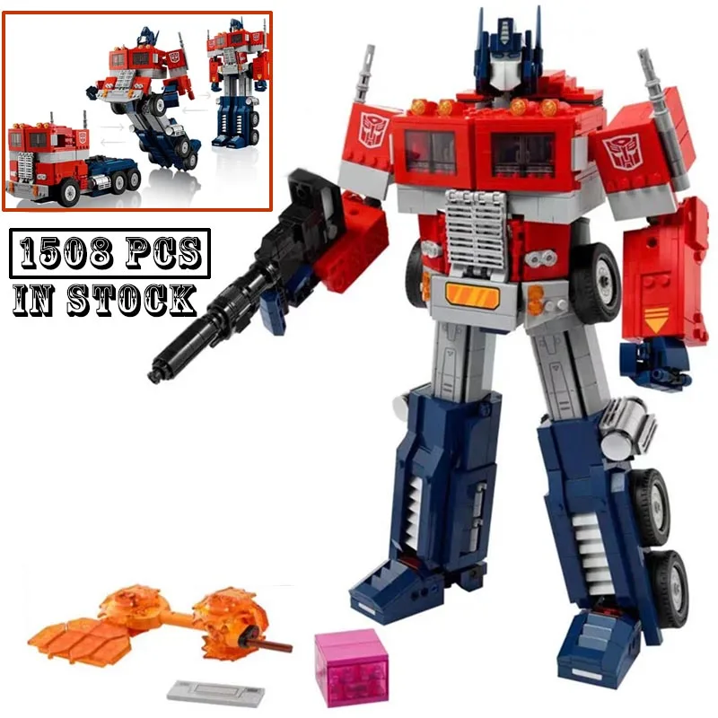 

2022 Новинка 10302 Optimus Pobot Prime технические трансформаторы креативный эксперт строительные блоки кирпичи игрушки для мальчиков детские подарки ...