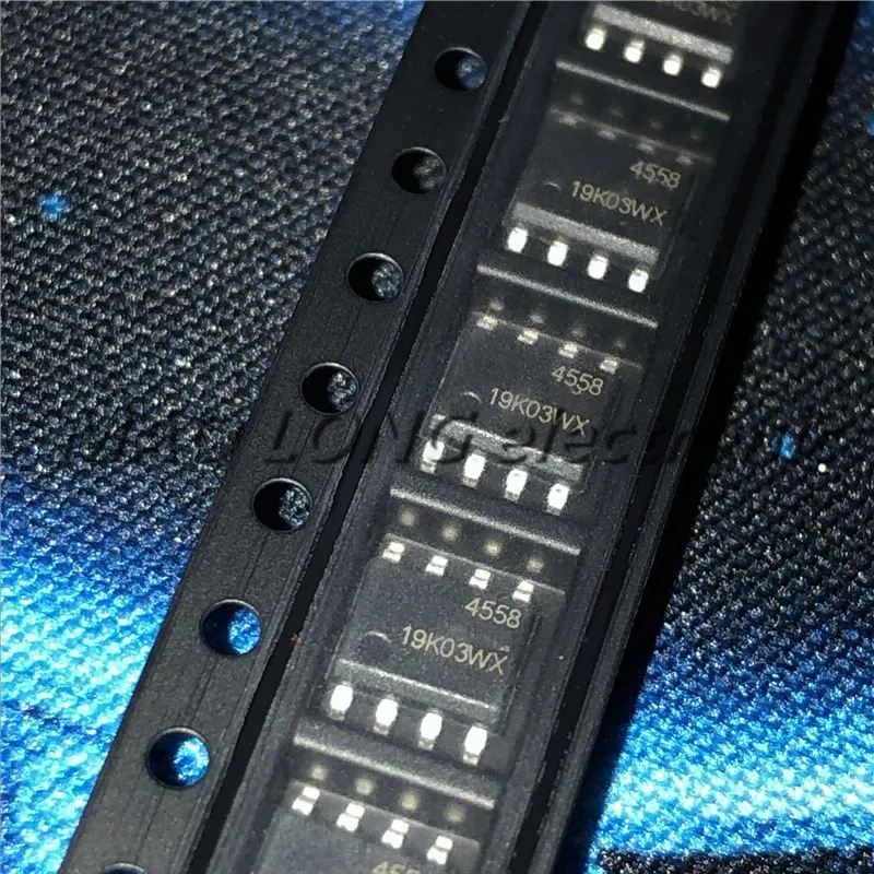 20 шт./лот JRC4558D SOP8 NJM4558D SOP 4558 SMD 4558D JRC44558 NJM4558 в наличии новый двойной операционный усилитель IC